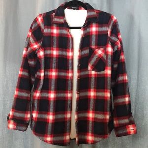 Lined Flannel Button Down